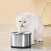 Fontaine à eau pour chat "Fleur" Version Métal