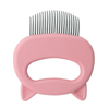 Brosse 2-en-1 fourrure + massage accessoires chat Au bonheur du chat - Boutique d'accessoires pour votre chat et pour vous Rose