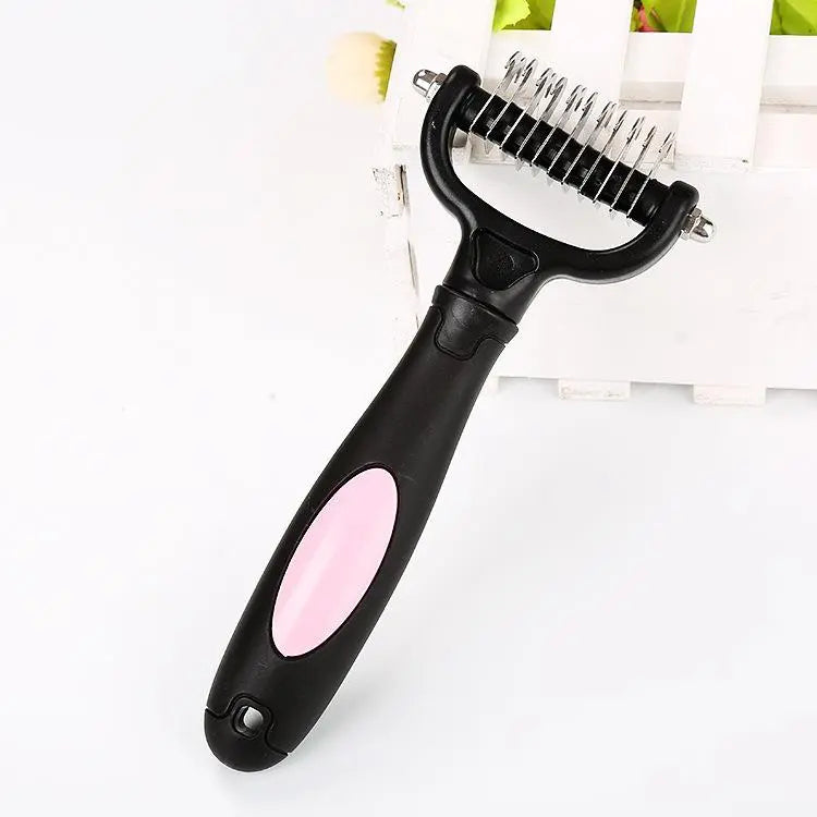Brosse démêlante pour chat – Rose