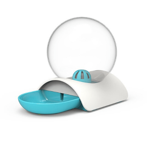Fontaine à eau "Boule de Cristal" fontaine à eau pour chat Au bonheur du chat - Boutique d'accessoires pour votre chat Bleu ciel