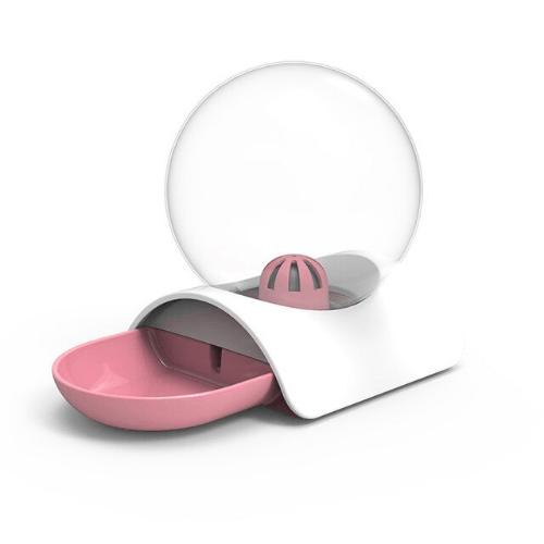 Fontaine à eau "Boule de Cristal" fontaine à eau pour chat Au bonheur du chat - Boutique d'accessoires pour votre chat Rose