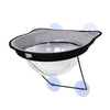 Hamac de fenêtre transparent "Tête de chat" hamac pour chat Au bonheur du chat - Boutique d'accessoires pour votre chat Gris