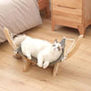 hamac pour chat, hamac chat, hamac en bois, resistant, doux et confortable