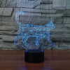 Lampe 3D chat accessoires chat Au bonheur du chat - Boutique d'accessoires pour votre chat