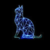 Lampe 3D chat accessoires chat Au bonheur du chat - Boutique d'accessoires pour votre chat