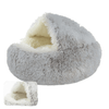Lit pour chat FluffyDream™ accessoires chat Au bonheur du chat - Boutique d'accessoires pour votre chat Gris long poils 50cm