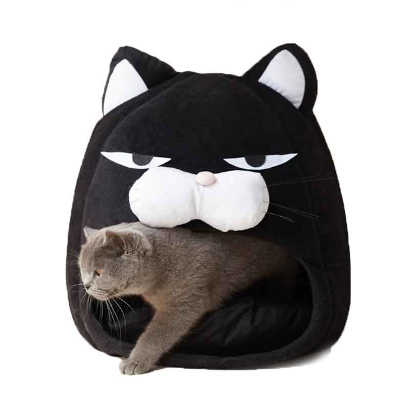 Niche pour chat "Chat noir" accessoires chat Au bonheur du chat - Boutique d'accessoires pour votre chat Noir M