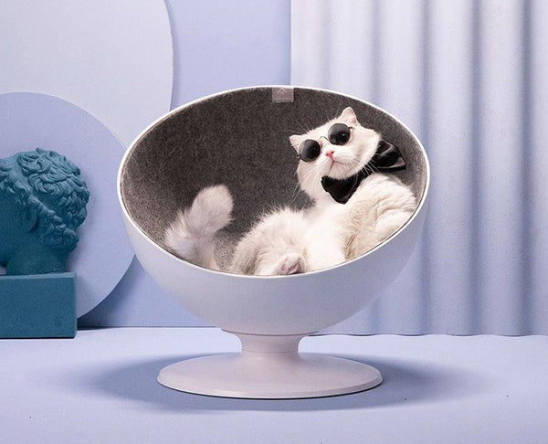 Siège pour chat "Bulle" accessoires chat Au bonheur du chat - Boutique d'accessoires pour votre chat