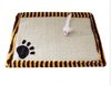 Tapis à griffes "Patte" accessoires chat Au bonheur du chat - Boutique d'accessoires pour votre chat Jaune et noir
