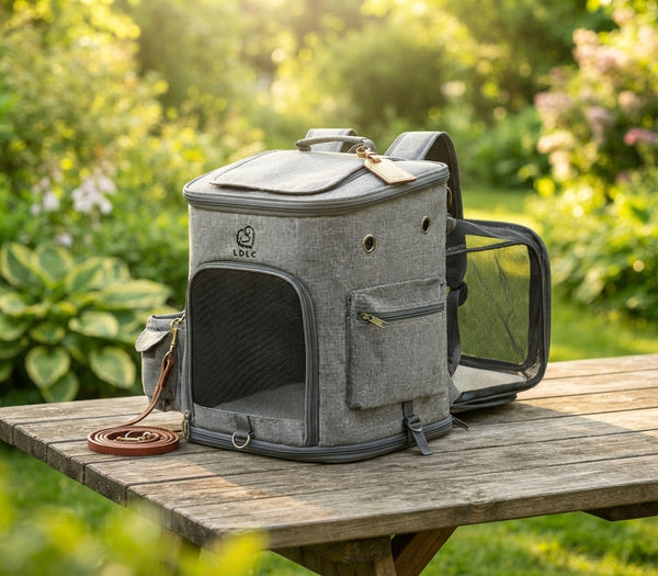 Gros plan sur la base amovible et lavable du sac de transport