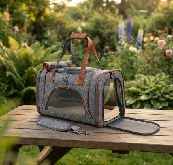 Gros plan sur le matériau extérieur du sac CarryCat