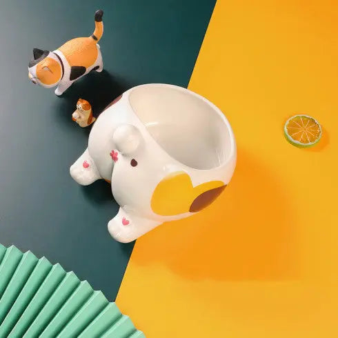 Gamelle pour chat céramique "AnimaCute" Au bonheur du chat - Boutique d'accessoires pour votre chat