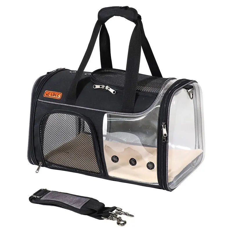 Sac de transport pour chat ClearVision™ Au bonheur du chat - Boutique d'accessoires pour votre chat