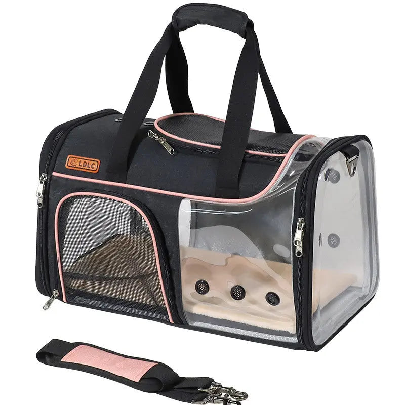 Sac de transport pour chat ClearVision™ Au bonheur du chat - Boutique d'accessoires pour votre chat