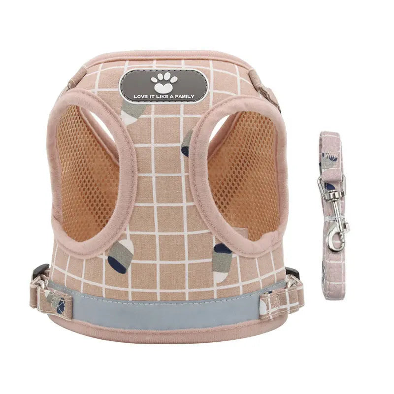 Harnais pour chat "Patte de velour" Au bonheur du chat - Boutique d'accessoires pour votre chat