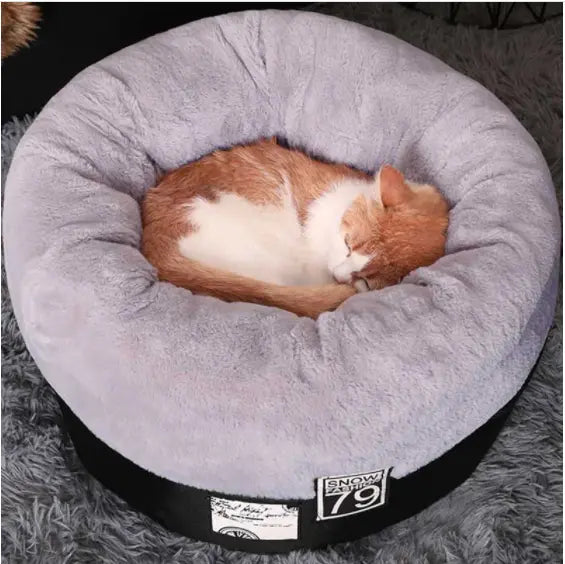 Panier pour chat SnowComfy™ Au bonheur du chat - Boutique d'accessoires pour votre chat