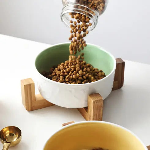 Gamelle pour chat avec support CeraBowl™ Au bonheur du chat - Boutique d'accessoires pour votre chat
