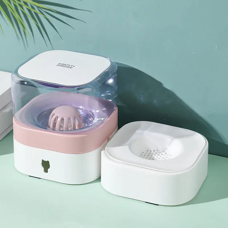Fontaine à eau pour chat SquareCat avec filtre à charbon