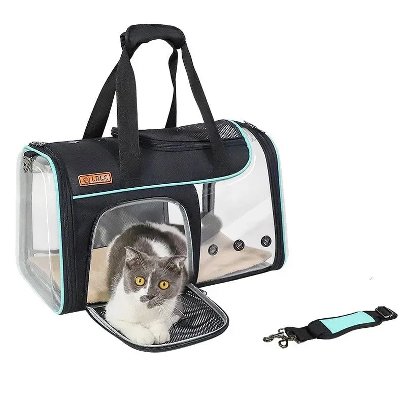 Sac de transport pour chat ClearVision™ Au bonheur du chat - Boutique d'accessoires pour votre chat