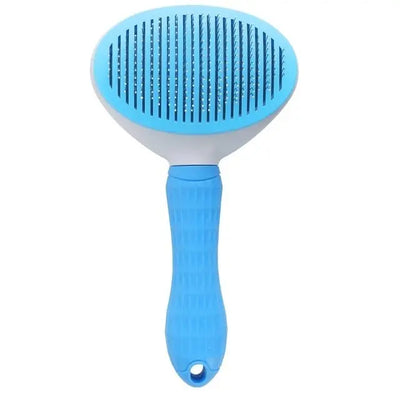 Peigne démêlant pour chat à bouton poussoir