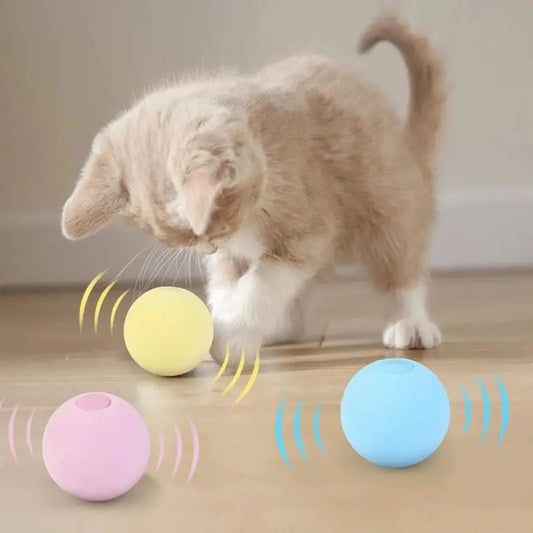 Balle pour chat "Cri Animal" jouet pour chat Au bonheur du chat - Boutique d'accessoires pour votre chat 