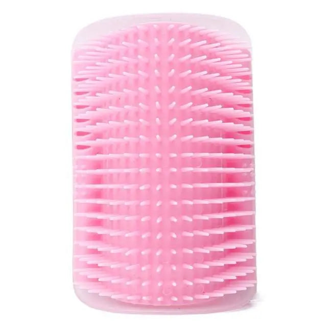 Brosse à gratter murale pour chat – Rose
