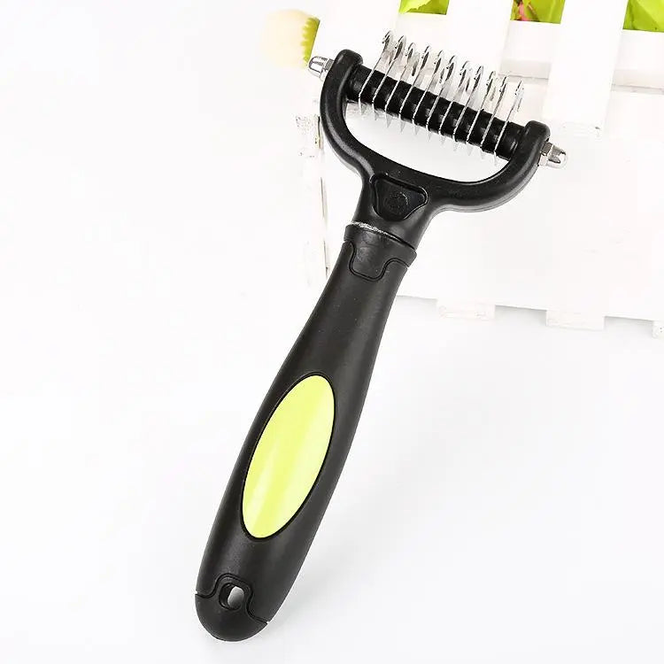 Brosse démêlante pour chat – Vert