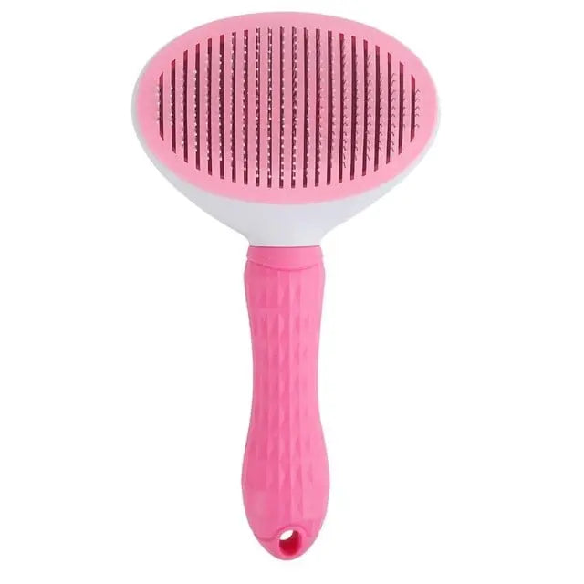Peigne démêlant pour chat avec bouton poussoir Au bonheur du chat - Boutique d'accessoires pour votre chat