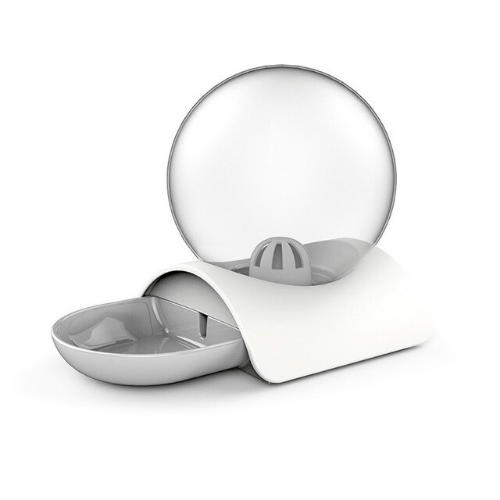 Fontaine à eau "Boule de Cristal" fontaine à eau pour chat Au bonheur du chat - Boutique d'accessoires pour votre chat Gris 