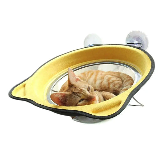 Hamac de fenêtre transparent "Tête de chat" hamac pour chat Au bonheur du chat - Boutique d'accessoires pour votre chat 