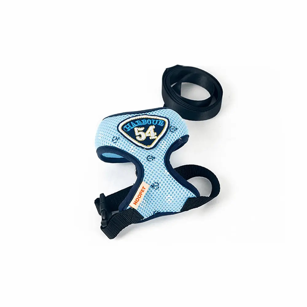 Harnais pour chat "54" accessoires chat Au bonheur du chat - Boutique d'accessoires pour votre chat Bleu S 
