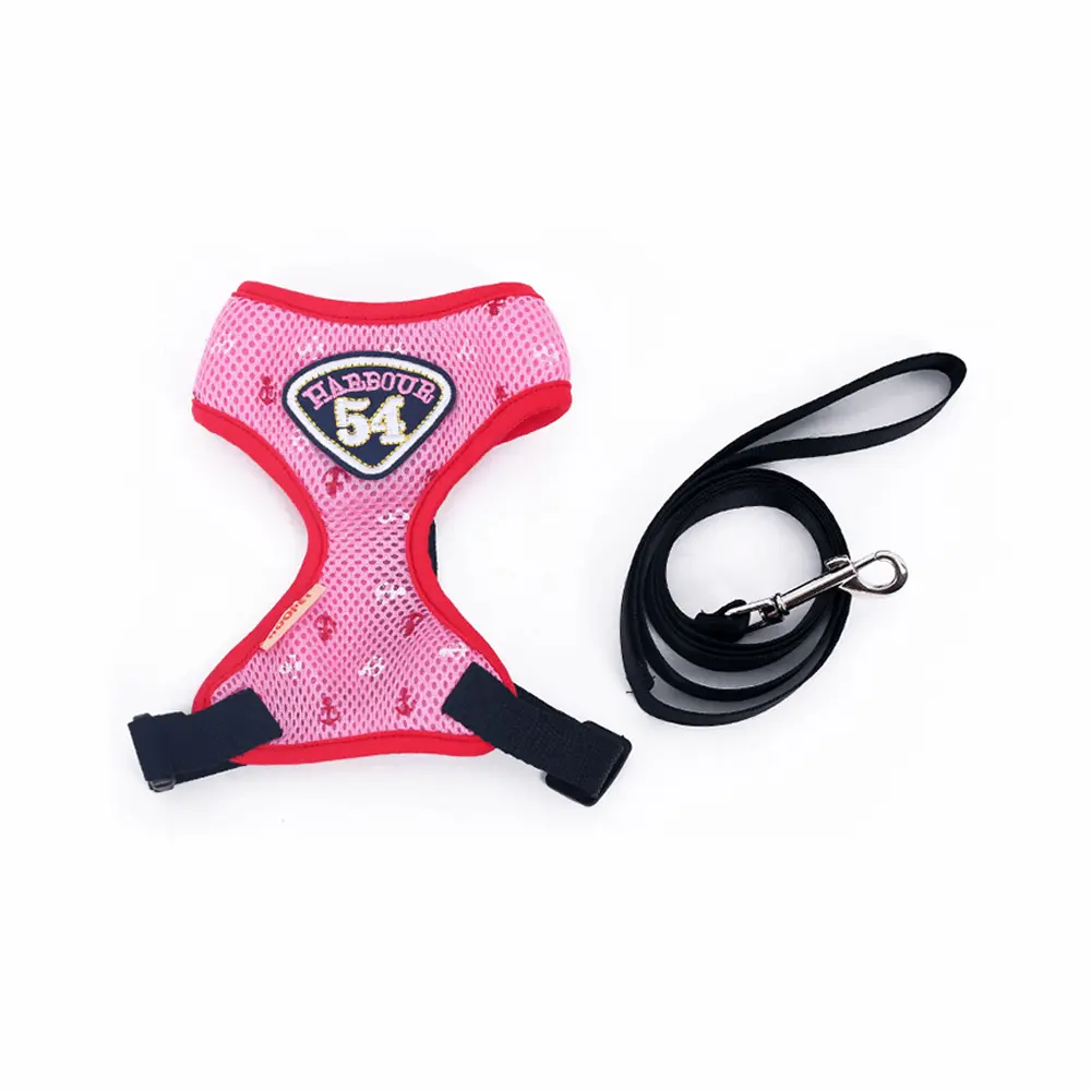 Harnais pour chat "54" accessoires chat Au bonheur du chat - Boutique d'accessoires pour votre chat Rose S 