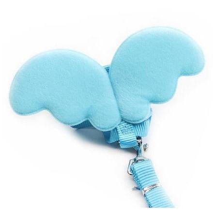 Harnais pour chat "Petit Ange" harnais pour chat Au bonheur du chat - Boutique d'accessoires pour votre chat Bleu XS 