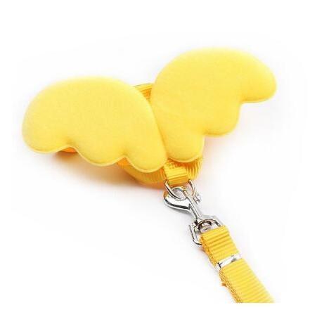 Harnais pour chat "Petit Ange" harnais pour chat Au bonheur du chat - Boutique d'accessoires pour votre chat Jaune S 