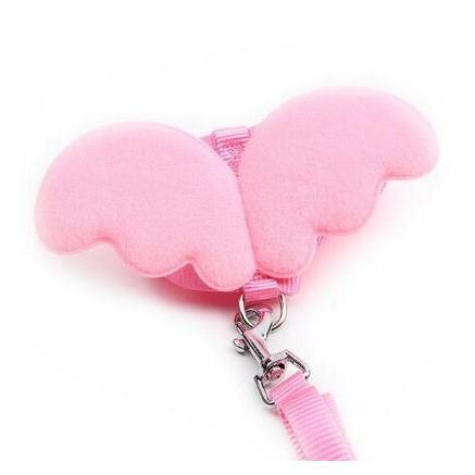 Harnais pour chat "Petit Ange" harnais pour chat Au bonheur du chat - Boutique d'accessoires pour votre chat Rose XS 