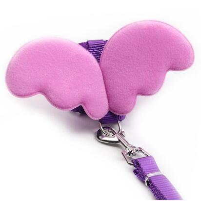 Harnais pour chat "Petit Ange" harnais pour chat Au bonheur du chat - Boutique d'accessoires pour votre chat Violet XS 