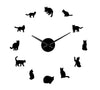Horloge Design "Vie de chat" accessoires chat Au bonheur du chat - Boutique d'accessoires pour votre chat Noir 