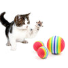 Jouet pour chat "Balle Arc-en-ciel" accessoires chat Au bonheur du chat - Boutique d'accessoires pour votre chat 