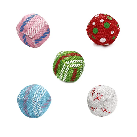 Jouet pour chat "Balle de Noël" accessoires chat Au bonheur du chat - Boutique d'accessoires pour votre chat 