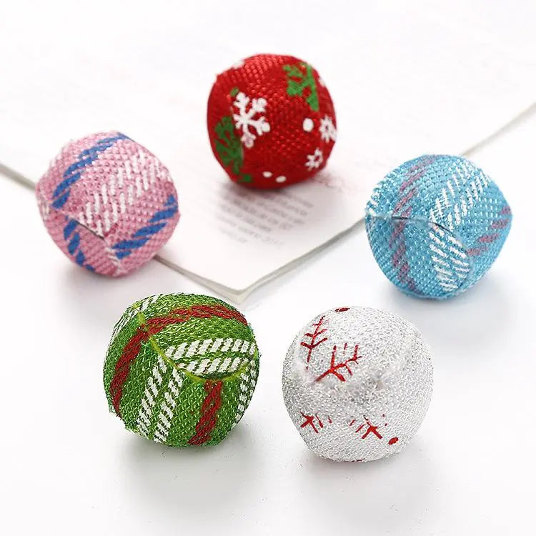 Jouet pour chat "Balle de Noël" accessoires chat Au bonheur du chat - Boutique d'accessoires pour votre chat Aléatoire 