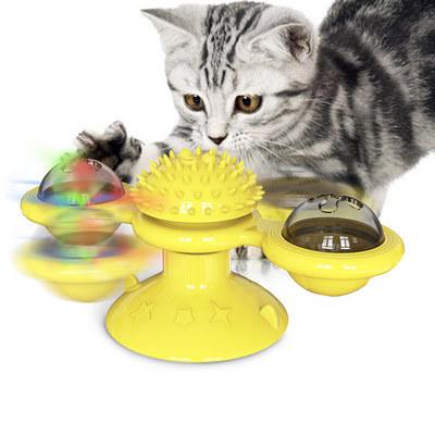 Jouet pour chat "Toupille" accessoires chat Au bonheur du chat - Boutique d'accessoires pour votre chat Jaune 