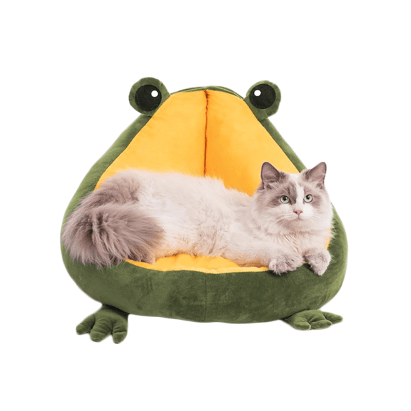 Lit pour chat grenouille confortable  Au Bonheur Du Chat – Au bonheur du  chat - Boutique d'accessoires pour votre chat et pour vous