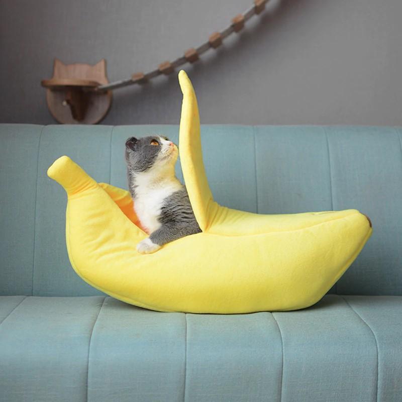 Niche pour chat "BananaCat™" accessoires chat Au bonheur du chat - Boutique d'accessoires pour votre chat 
