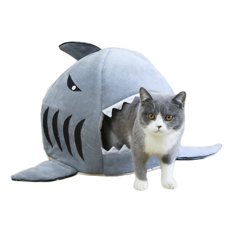 Niche pour chat "Requin" accessoires chat Au bonheur du chat - Boutique d'accessoires pour votre chat 