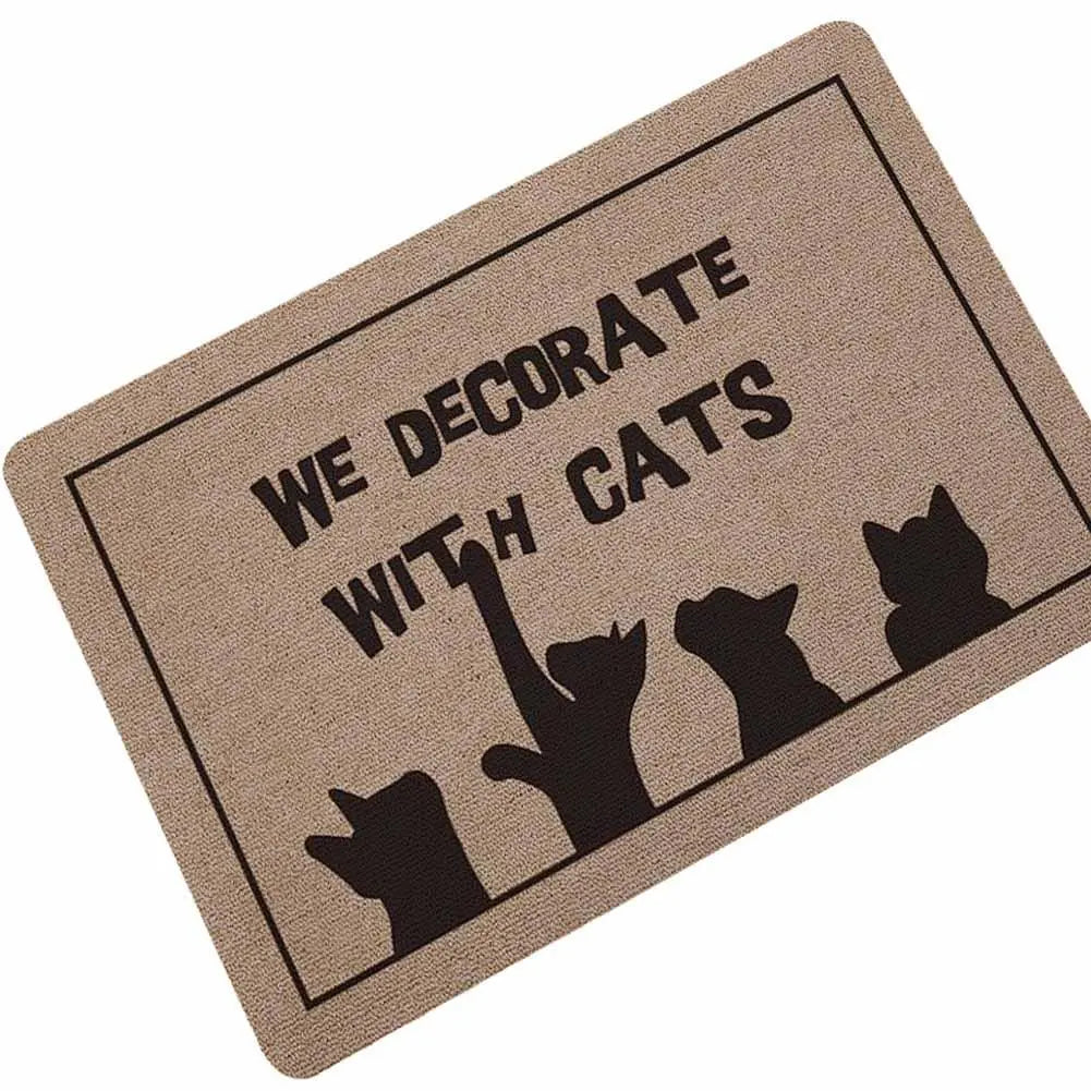 Paillasson divers chat accessoires chat Au bonheur du chat - Boutique d'accessoires pour votre chat Variante 1 60x90cm 