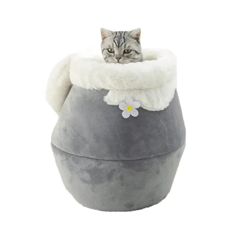 Panier pour chat Honey Dream™ panier pour chat Au bonheur du chat - Boutique d'accessoires pour votre chat Gris S 