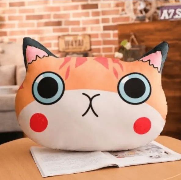 Peluche chat "Tête Cartoon" accessoires chat Au bonheur du chat - Boutique d'accessoires pour votre chat Variante 5 45×30cm 