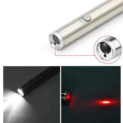 Pointeur laser 2-en-1 pour chat avec lampe