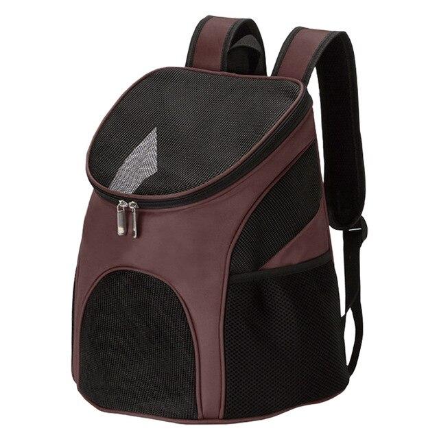 Sac à dos de transport pour chat "Classique" accessoires chat Au bonheur du chat - Boutique d'accessoires pour votre chat Brun 