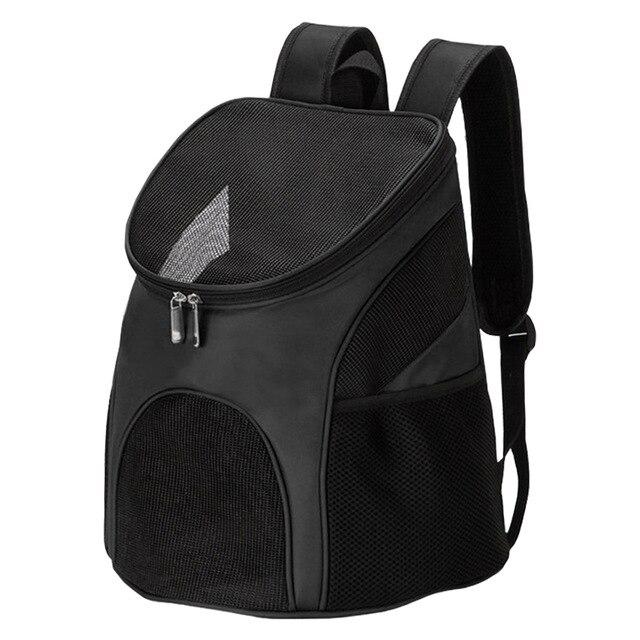 Sac à dos de transport pour chat "Classique" accessoires chat Au bonheur du chat - Boutique d'accessoires pour votre chat Noir 